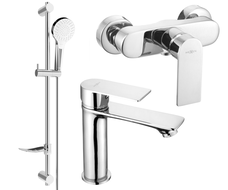 Mexen Royo DF05 душ комплект, хром - 72204DF05-00