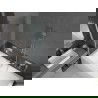 Mexen Cube правоъгълна вана 180 x 80 см с обшивка и двукрила преграда 100 см, прозрачна, хром - 550518080X9210020100
