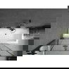 `Mexen Cube вана правоъгълна 180 x 80 см с обшивка и панел 2-скъсена 120 см, черен модел - 550518080X92120027077