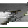 Mexen Cube праволинейна вана 170 x 80 см с обшивка и разделител 1-крило 80 см, прозрачен, златен - 550517080X9408115000