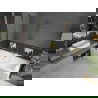 Mexen Cube праволинейна вана 170 x 80 см с обшивка и разделител 1-крило 80 см, прозрачен, златен - 550517080X9408115000