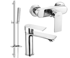 Mexen Royo DQ72 душ комплект, хром - 72204DQ72-00