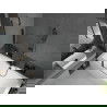 Mexen Cube правоъгълна вана 170 x 80 см с обшивка и сгъваем параван 1-преливен 120 см, прозрачен, черен - 550517080X9412117000