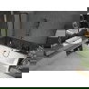 Mexen Cube правоъгълна вана 180 x 80 см с обшивка и 1-движен параван 80 см, черен модел - 550518080X9408117070