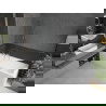 Mexen Cubik правоъгълна вана 150 x 70 см с корпус и параван с 1 крило 50 см, прозрачен, хром - 550315070X9505000001