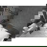 Mexen Cubik правоъгълна вана 150 x 70 cm с обшивка и 1-крилен параван 80 cm, черен десен - 550315070X9508007070