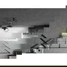 Mexen Cubik правоъгълна вана 150 x 70 см с обшивка и 1-крака завеса 100 см, черен модел - 550315070X9510007077