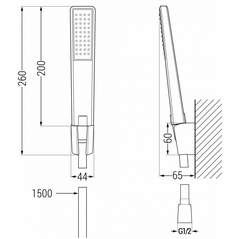 Mexen Royo Комплект за баня R72, хром - 72203R72-00