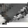 Mexen Cubik вана правоъгълна 170 x 70 см с корпус и параван 1-страничен 50 см, черен модел - 550317070X9505007077