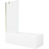 Mexen Cubik правоъгълна вана 170 x 70 cm с обшивка и параван с 1 крило 80 cm,