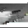 Mexen Cubik правоъгълна вана 170 x 70 cm с корпус и 1-крилен параван 100 cm, прозрачен, хром - 550317070X9510000001