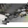 Mexen Cubik правоъгълна вана 150 x 70 см с корпус и 2-движен экран 80 см, прозрачен, златен - 550315070X9208025000