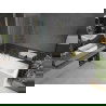 Mexen Cubik правоъгълна вана 160 x 70 см с обков и 2-створен параван 100 см, прозрачен, златен - 550316070X9210025000