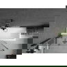 Mexen Cubik правоъгълна вана 170 x 70 см с корпус и двукрила завеса 100 см, черен модел - 550317070X9210027070