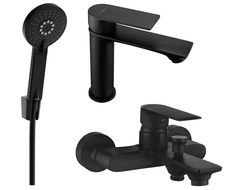 Mexen Royo Комплект за вана R40, черен - 72203R40-70