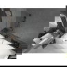 Mexen Vega правоъгълна вана 150 x 70 см с обшивка и преграда 1-wing 50 см, прозрачна, черна - 550115070X9505000070