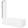 Mexen Vega правоъгълна вана 150 x 70 см с облицовка и 1-крилен параван 50 см,