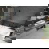 Mexen Vega правоъгълна вана 150 x 70 см с корпуса и завесата с едно крило 60 см, черен шаблон - 550115070X9506007077