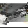 Mexen Vega правоъгълна вана 150 x 70 см с обшивка и преграда с 1 крило 70 см, черен модел - 550115070X9507007070