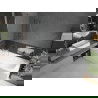 Mexen Vega правоъгълна вана 150 x 70 см с обшивка и параван с 1 крило 80 см, прозрачен, хром - 550115070X9508000001