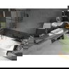 Mexen Vega правоъгълна вана 150 x 70 см с корпус и параван с 1 крило 80 см, черен орнамент - 550115070X9508007077