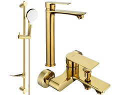 Mexen Royo DF05 комплект за баня, златен - 72213DF05-50
