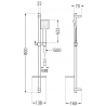 Mexen Royo DQ45 комплект за вана, златен - 72213DQ45-50