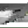 Mexen Vega вана правоъгълна 170 x 70 см с обшивка и параван 1-скритен 70 см, прозрачен, хром - 550117070X9507000001