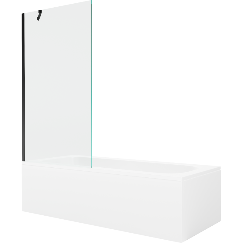 Mexen Vega вана правоъгълна 170 x 70 cm с облицовка и 1-крилен параван 90 cm,