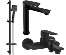 Mexen Royo DQ45 комплект за вана, черен - 72213DQ45-70