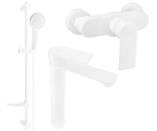 Mexen Royo DF05 комплект за душ, бял - 72214DF05-20