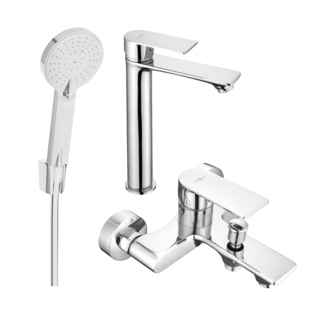 Mexen Royo R40 комплект за баня, хром - 72213R40-00