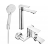 Mexen Royo R40 комплект за баня, хром - 72213R40-00