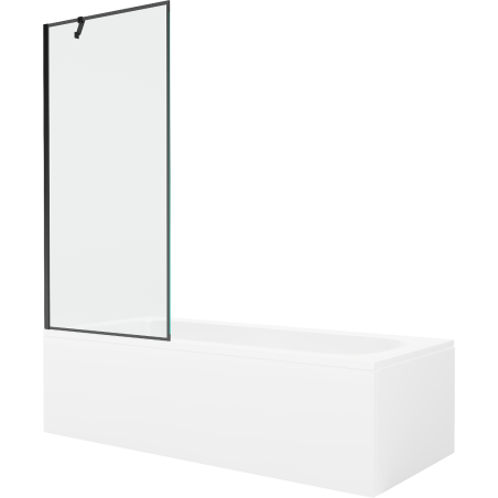 Mexen Vega правоъгълна вана 180 x 80 см с обшивка и еднокрилен преградна стена