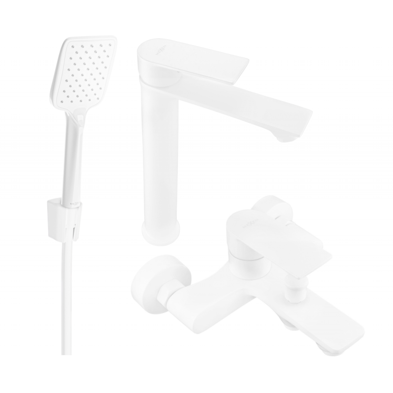 Mexen Royo R62 комплект за баня, бял - 72213R62-20