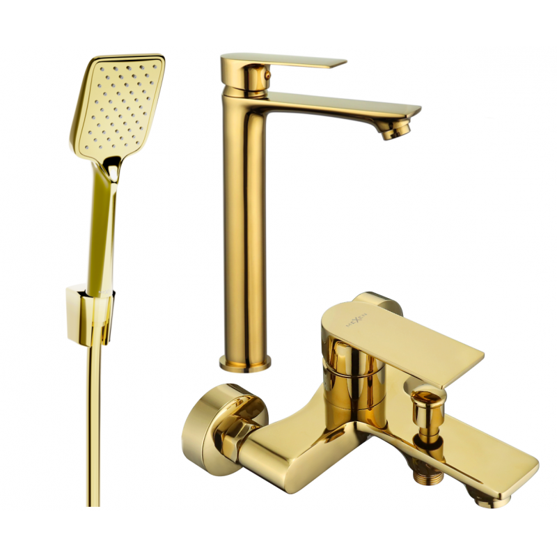 Mexen Royo R62 комплект за вана, златен - 72213R62-50