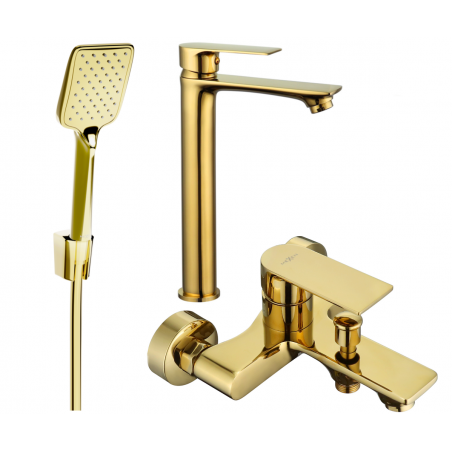 Mexen Royo R62 комплект за вана, златист - 72213R62-50