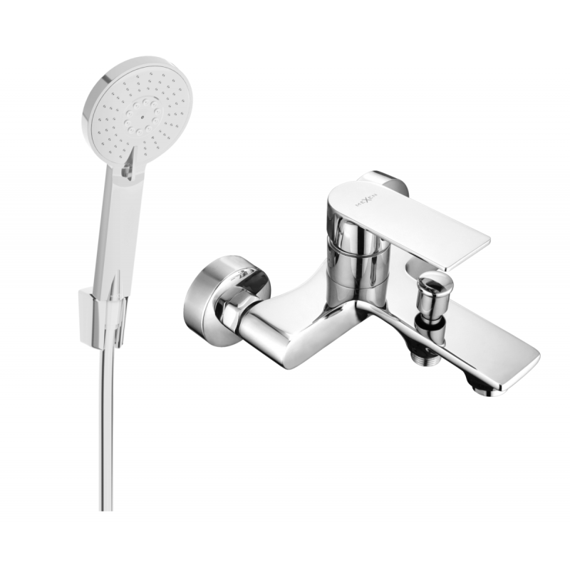 Mexen Royo R40 смесител за вана с душ комплект, хром - 7223R40-00