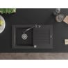Mexen Pablo гранитна кухненска мивка с 1 отделение, с отцедник и кухненски
