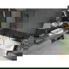 Mexen Vega правоъгълна вана 170 x 70 см с панел и 2-движен параван 120 см, черен модел - 550117070X9212027070