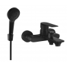 Mexen Royo R05 батерия за вана с душ комплект, черна - 7223R05-70