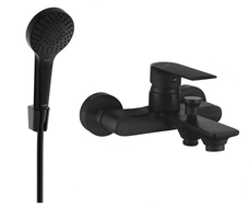 Mexen Royo R05 вана батерия с душ комплект, черен - 7223R05-70