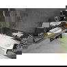 Mexen Vega правоъгълна вана 180 x 80 см с корпус и двукрила преграда 80 см, прозрачна, златна - 550118080X9208025000