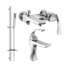 Mexen Estrella DQ02 комплект за вана, хром - 72303DQ02-00