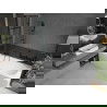 Mexen Vega правоъгълна вана 180 x 80 см с обвивка и подвижна преграда с две крила 100 см, черен модел - 550118080X9210027077