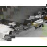 Mexen Vega правоъгълна вана 150 x 70 см с корпус и параван с 1 крила 80 см, прозрачен, златен - 550115070X9408115000