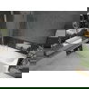 Mexen Vega правоъгълна вана 160 x 70 см с обшивка и параван с 1 крило 100 см, прозрачен, хром - 550116070X9410110100