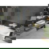 Mexen Vega правоъгълна вана 160 x 70 см с обшивка и еднокрилен параван 100 см, прозрачна, златна - 550116070X9410115000