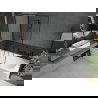Mexen Vega правоъгълна вана 160 x 70 см с корпус и преграда с 1 крило 120 см, черен модел - 550116070X9412117070