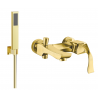 Mexen Estrella R02 смесител за баня с душ комплект, златен - 7233R02-50